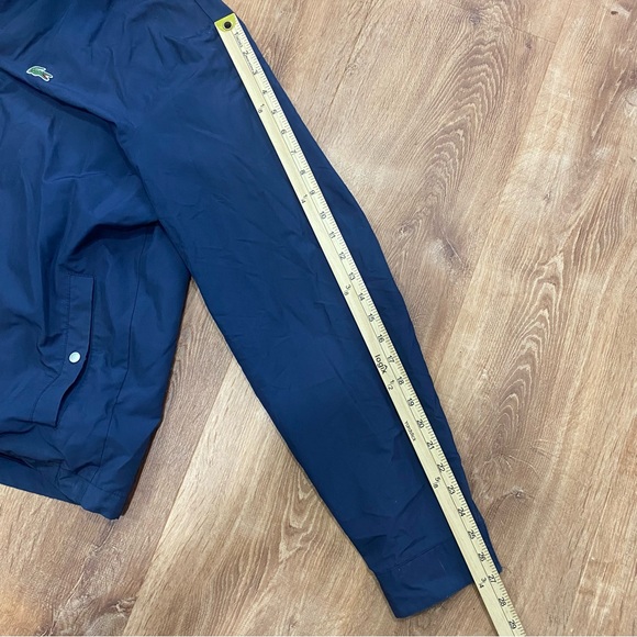 Lacoste Jacket Mens XXL Navy Blue Yachting Parka Wind Rain Coat - Picture 10 of 13